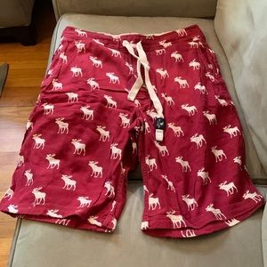 Men’s Vintage Abercrombie & Fitch stone washed logo drawstring shorts. Size M.